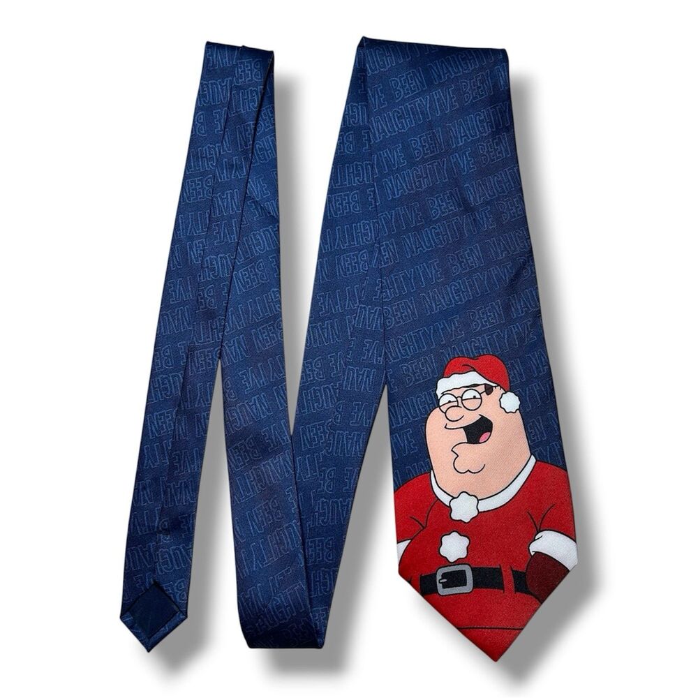Blue Peter Griffin Christmas Family Guy Tie 56” X 4”